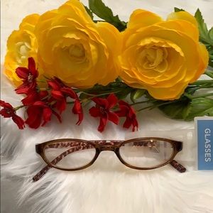 Brown Cheetah Print Reading Glasses +1.25 NEW!